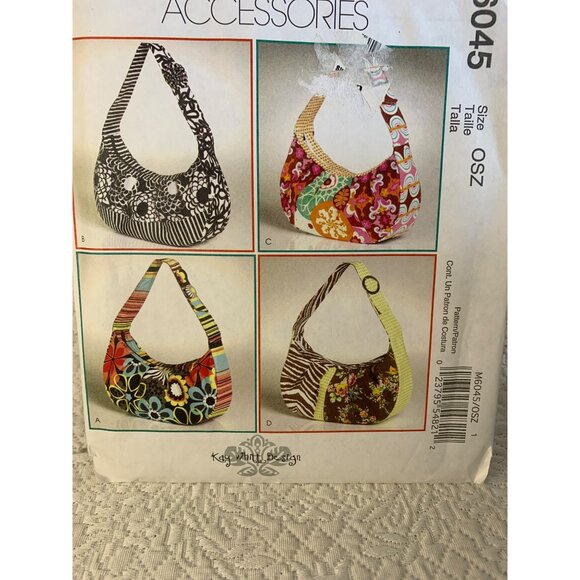 McCall's Misses Handbag Sewing Pattern M6045 - uncut - Picture 6 of 9
